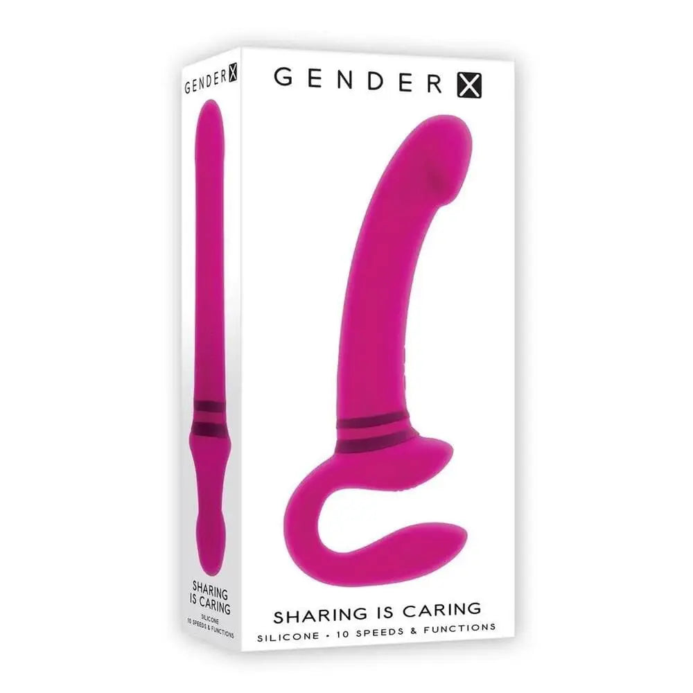 Gender x Sharing is Caring Rechargeable Silicone Dual Vibrator - Save 30% - x is - Fast - Sale United Kingdom Stoke-on-trent