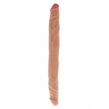 Faigh fíor -dildo dúbailte flesh 14 orlach