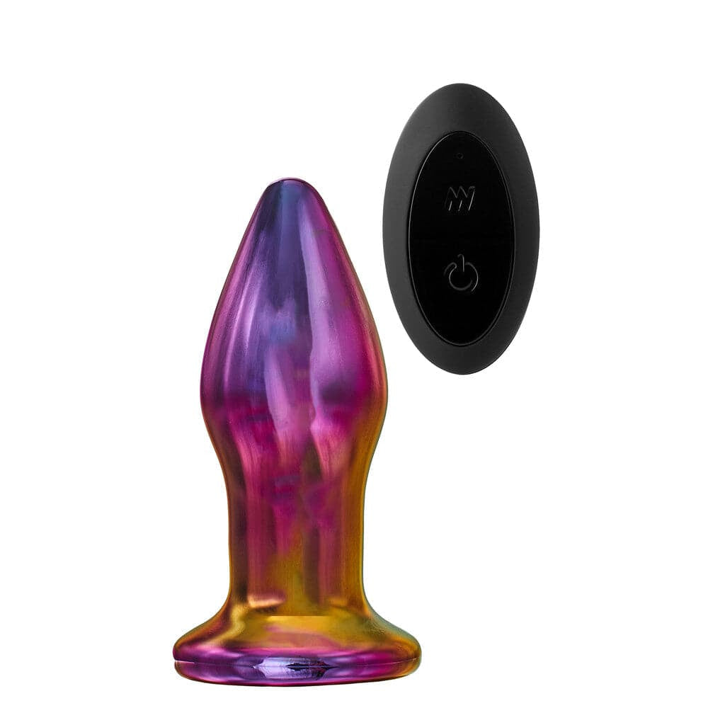 Glamour -glas op afstandsbediening buttplug