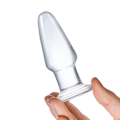 Glas Glass Butt Plug Clear (3.5’’) Sex Toys Save 20% Fast Shipping Sale United Kingdom Stoke on Trent
