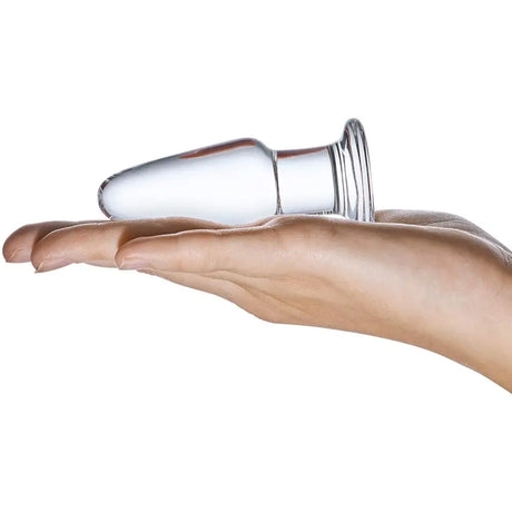 Glas Glass Butt Plug Clear (3.5’’) Sex Toys Save 20% Fast Shipping Sale United Kingdom Stoke on Trent