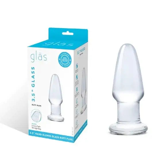 Glas Glass Butt Plug Clear (3.5’’) Sex Toys Save 20% Fast Shipping Sale United Kingdom Stoke on Trent