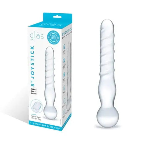 Glas Joystick Clear (8’’) - Sex Toys - Save 25% - Fast Shipping - Dildo United Kingdom Stoke-on-trent