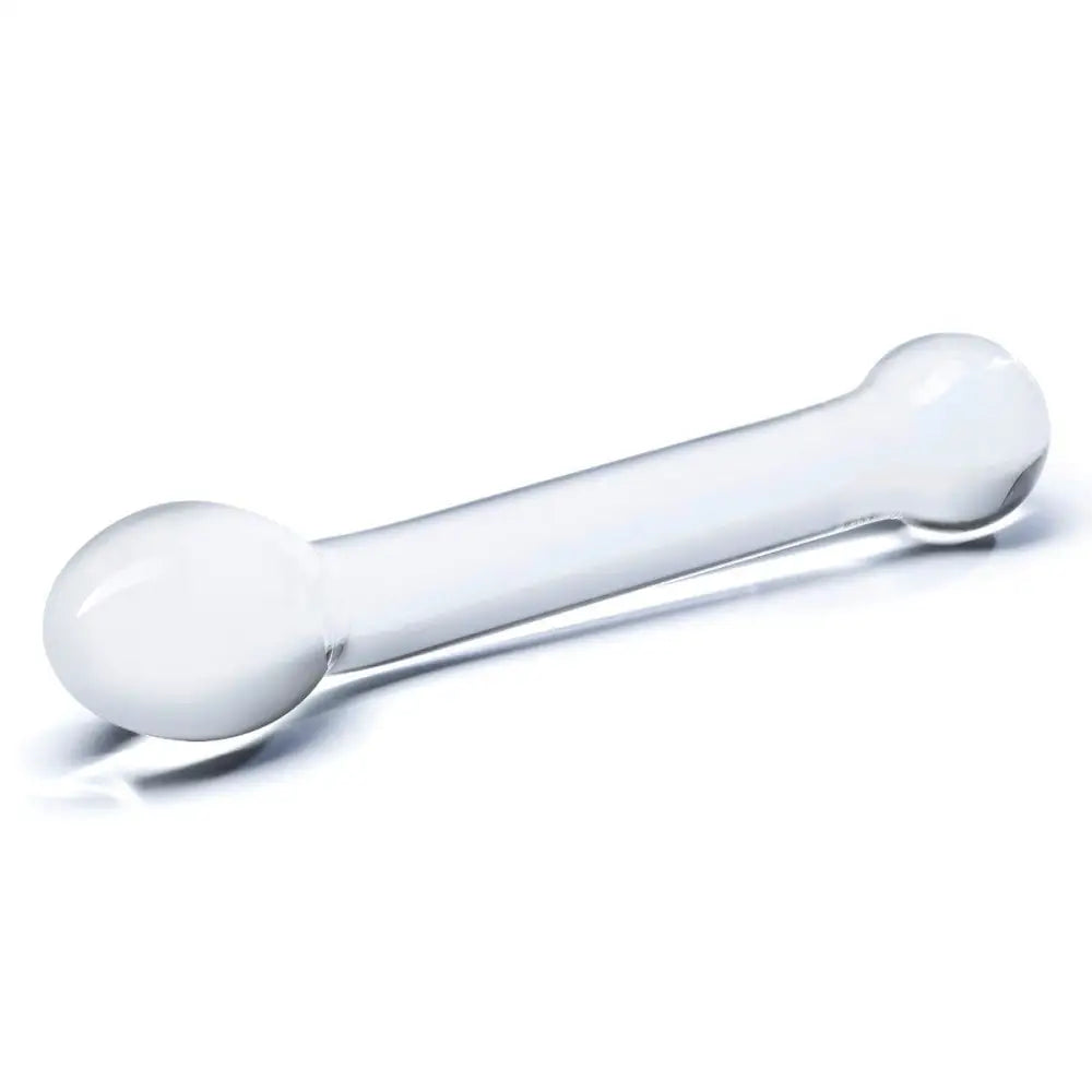 Glas Slimline G-spot Transparent (8’’) - Sex Toys - Save 25% - G-spot - Fast Shipping - Dildo United Kingdom Stoke-on-trent
