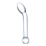 Glas Slimline G-spot Transparent (8’’) - Sex Toys - Save 25% - G-spot - Fast Shipping - Dildo United Kingdom Stoke-on-trent