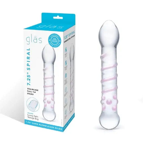Glas Spiral Staircase Full Tip Clear (7.25’’) - Sex Toys - Save 25% - Fast Shipping - Dildo United Kingdom Stoke-on-trent