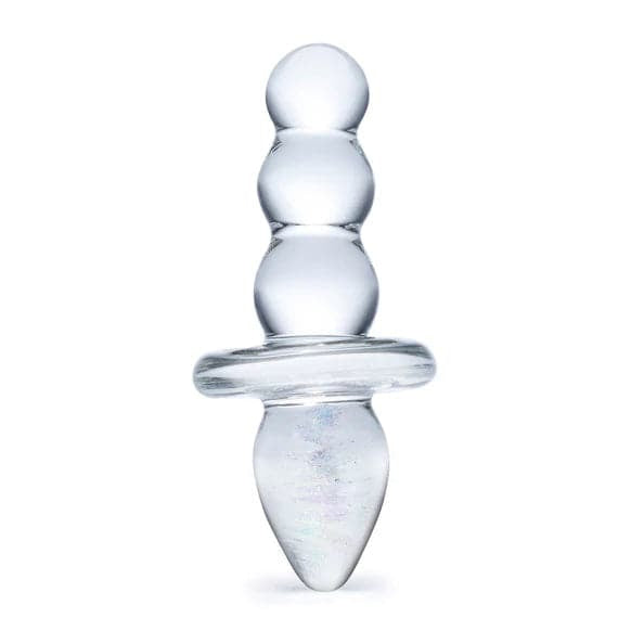 Glas Titus Beaded Clear (4.5) - Sex Toys