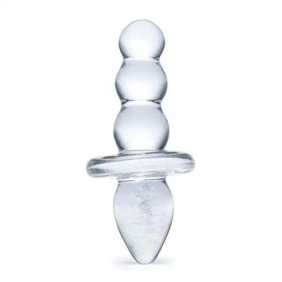 Glas Titus Beaded Clear (4.5’’) - Sex Toys - Save 25% - Fast Shipping - Dildo United Kingdom Stoke-on-trent