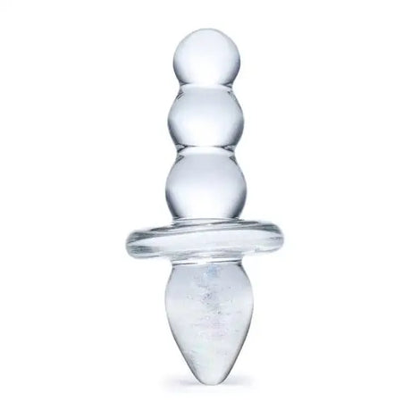 Glas Titus Beaded Clear (4.5’’) - Sex Toys - Save 25% - Fast Shipping - Dildo United Kingdom Stoke-on-trent