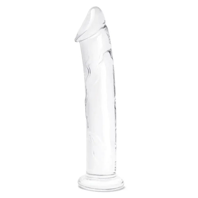 Glass 12inch Dildo with Veins and Flat Base - Save 5% - with - Fast - United Kingdom Stoke-on-trent