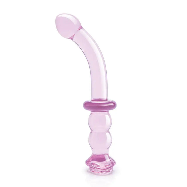 Glaze Glass Rosebud Gspot Dildo - Save 15% - Gspot - Fast Shipping - United Kingdom Stoke-on-trent