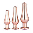 Gleaming Butt Plug Set Rose Gold - Save 25% - Fast Shipping - Sale United Kingdom Stoke-on-trent
