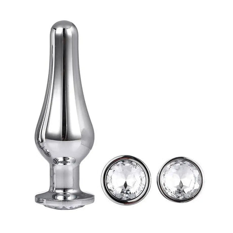 Gleaming Butt Plug Set Silver - Save 25% - Fast Shipping - Sale United Kingdom Stoke-on-trent