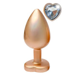 Gleaming Love Pearl Gold Butt Plug Large - Save 25% - Fast Shipping - Dildo United Kingdom Stoke-on-trent