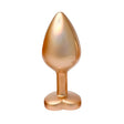 Gleaming Love Pearl Gold Butt Plug Medium - Save 20% - Fast Shipping - Dildo United Kingdom Stoke-on-trent