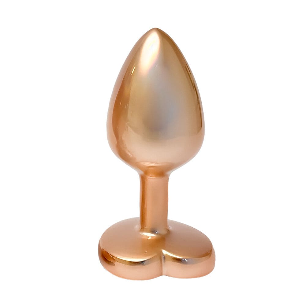 Gleaming Love Pearl Gold Butt Plug Small - Save 25% - Dildo