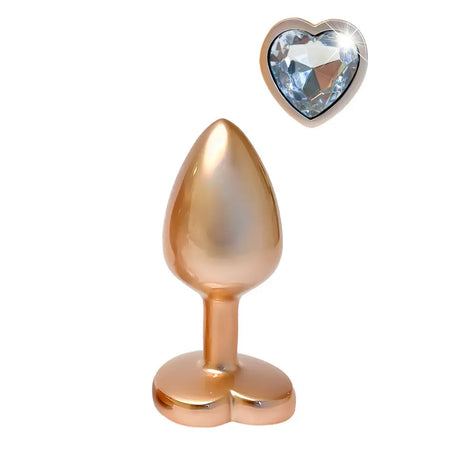 Gleaming Love Pearl Gold Butt Plug Small - Save 25% - Fast Shipping - Dildo United Kingdom Stoke-on-trent