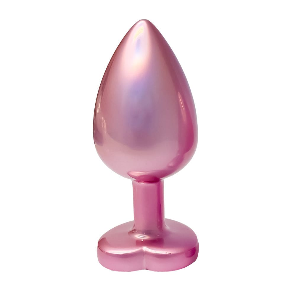 Gleaming Love Pearl Pink Butt Plug Large - Save 25% - Anal Dildos