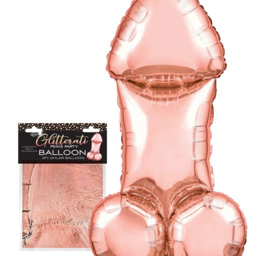 Glitterati 3ft Rose Gold Balloon