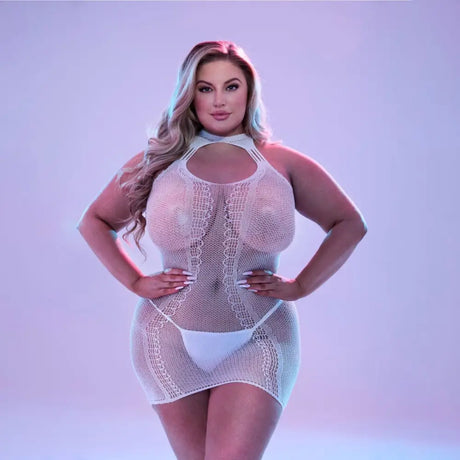Glow in the Dark Mini Dress Queen Size - Save 25% - Fast Shipping - Sale United Kingdom Stoke-on-trent
