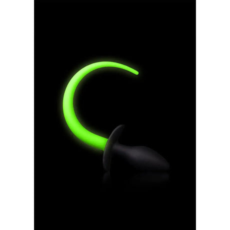 Glow in the Dark Puppy Tail Butt Plug - Save 25% - in the - Fast Shipping - Sale United Kingdom Stoke-on-trent
