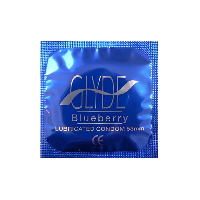 Glyde Ultra Blueberry Flavour Vegan Condoms 100 Bulk Pack - Save 30% - Fast - Sale United Kingdom Stoke-on-trent