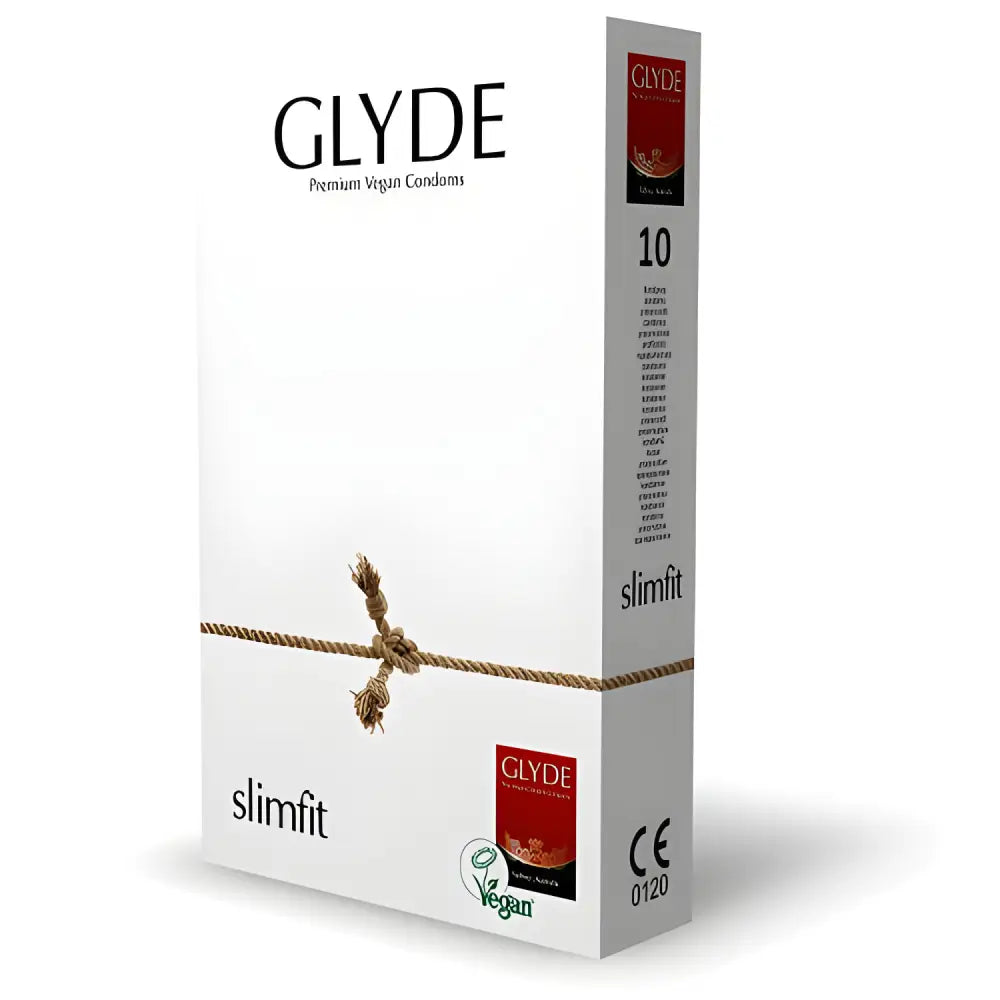 Glyde Ultra Slimfit Vegan Condoms 10 Pack - Save 25% - Fast Shipping - Sale United Kingdom Stoke-on-trent
