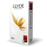Glyde Ultra Vegan Condoms 10 Pack - Save 25% - Fast Shipping - Sale United Kingdom Stoke-on-trent