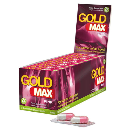 Goldmax Libido Supplement 2 Pack for Women Pink 450mg - Vitamins & Supplements - Save 20% - Sale