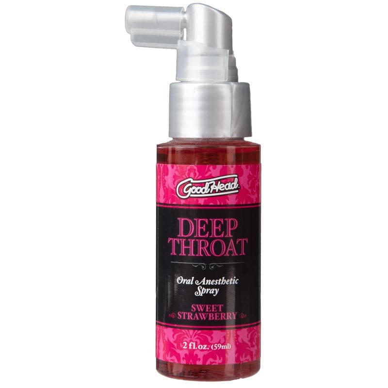 Good Head Deep Throat Spray Strawberry - Save 30% - Sale