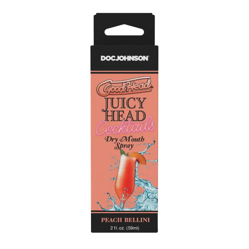 Goodhead Juicy Head Cocktails Dry Mouth Spray Peach Bellini 59ml - Save 25% - Sale United Kingdom Stoke-on-trent