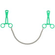 Green Scissor Nipple Clamps with Metal Chain - Save 30% - with - Fast Shipping - Sale United Kingdom Stoke-on-trent
