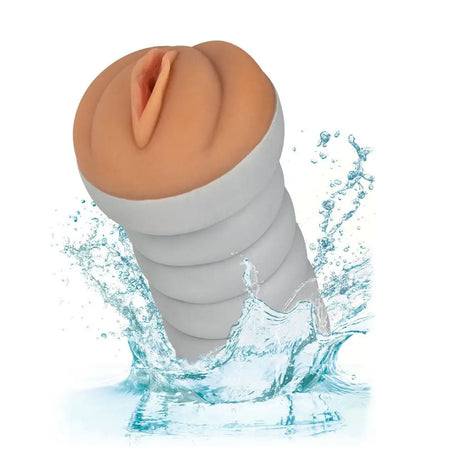 Gripper Ribbed Tight Pussy Brown Masturbator - Save 30% - Fast Shipping - Sale United Kingdom Stoke-on-trent