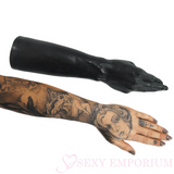 Handyman Can 14 Inch Giant Hand and Arm Dildo Black - Sexy Emporium