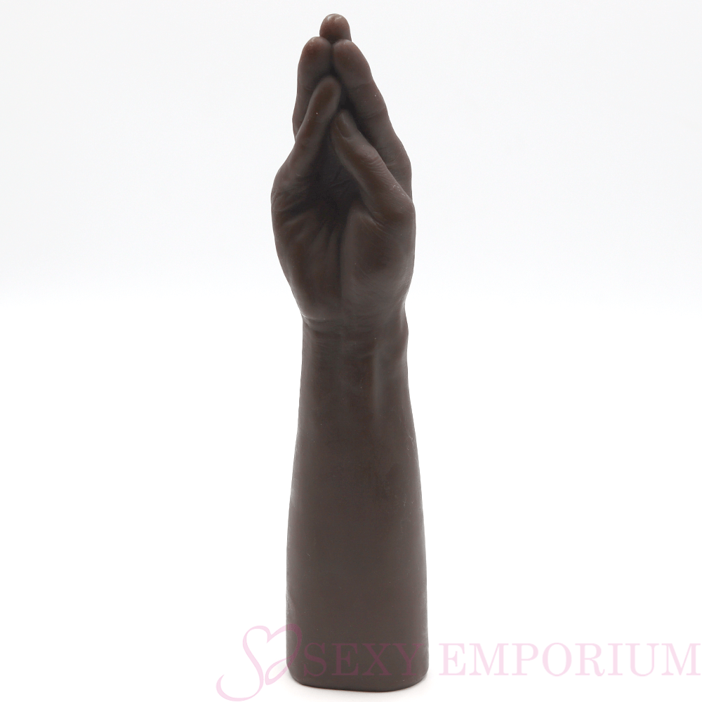 Handyman Can 14 Inch Giant Hand and Arm Dildo Brown - XL