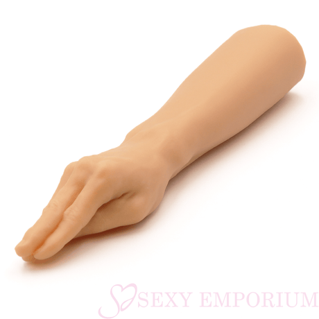 Handyman can 14 Inch Giant Hand and Arm Dildo Flesh - Save 25% - can | Fast Shipping | Sexy