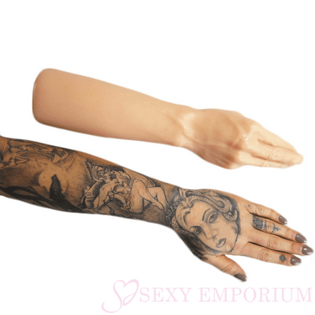Handyman can 14 Inch Giant Hand and Arm Dildo Flesh - Save 25% - can | Fast Shipping | Sexy