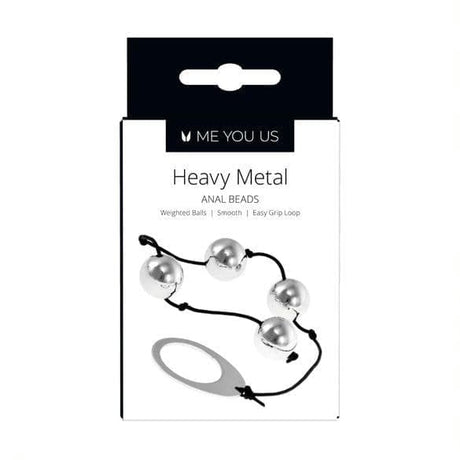 Heavy Metal Silver Anal Beads - Save 25% - Sale