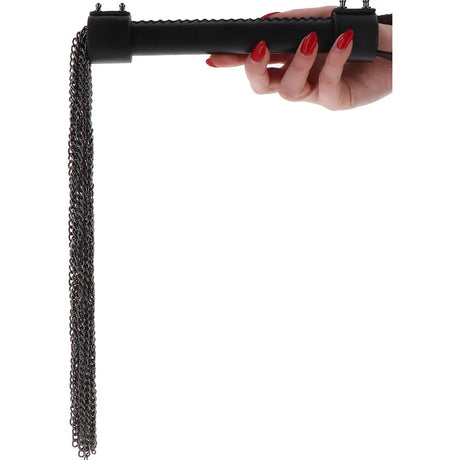 Hidden Desire Masters Real Leather Chain Whip - Fast Shipping - Bondage & Fetish United Kingdom Stoke-on-trent