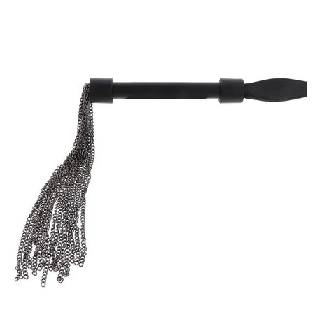 Hidden Desire Masters Real Leather Chain Whip - Fast Shipping - Bondage & Fetish United Kingdom Stoke-on-trent