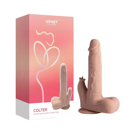 Honey Play Box – Colter Realistic Thrusting Dildo with Vibrating Licker 8.5’’ (app Controlled) - Save 10% - United Kingdom Stoke-on-trent
