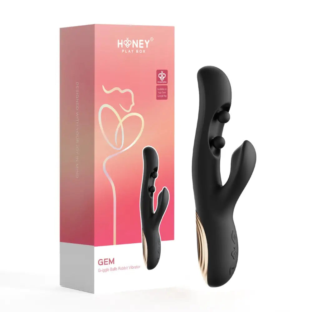 Honey Play Box – Gem Twin Balls Rabbit Vibrator (app Controlled Pressure Sensing) - Save 5% - (app - United Kingdom Stoke-on-trent