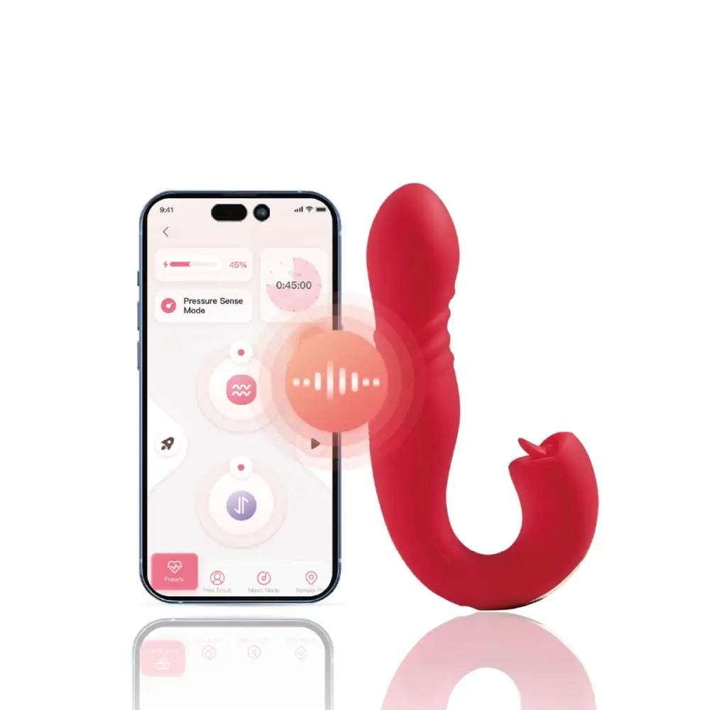 Honey Play Box - Joi Thrust 2 - Thrusting g Spot Vibrator & Tongue Clit Licker (app Controlled Pressure Sensing) - Save 10% - g - United