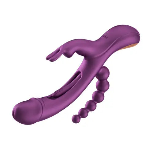 Honey Play Box - Trilux - Kinky Finger Rabbit Vibrator with Anal Beads - Save 10% - United Kingdom Stoke-on-trent