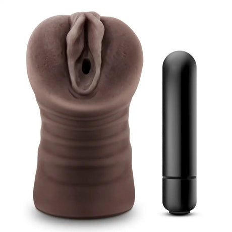 Hot Chocolate Brianna Vagina Vibrating Masturbator - Save 20% - Fast Shipping - Sale United Kingdom Stoke-on-trent