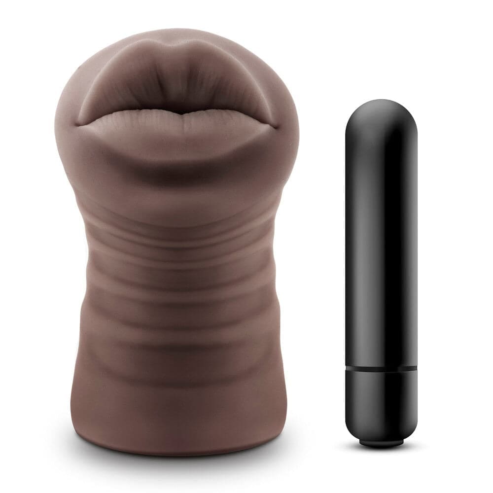 Hot Chocolate Renee Mouth Vibrating Masturbator - Save 30% - Sale