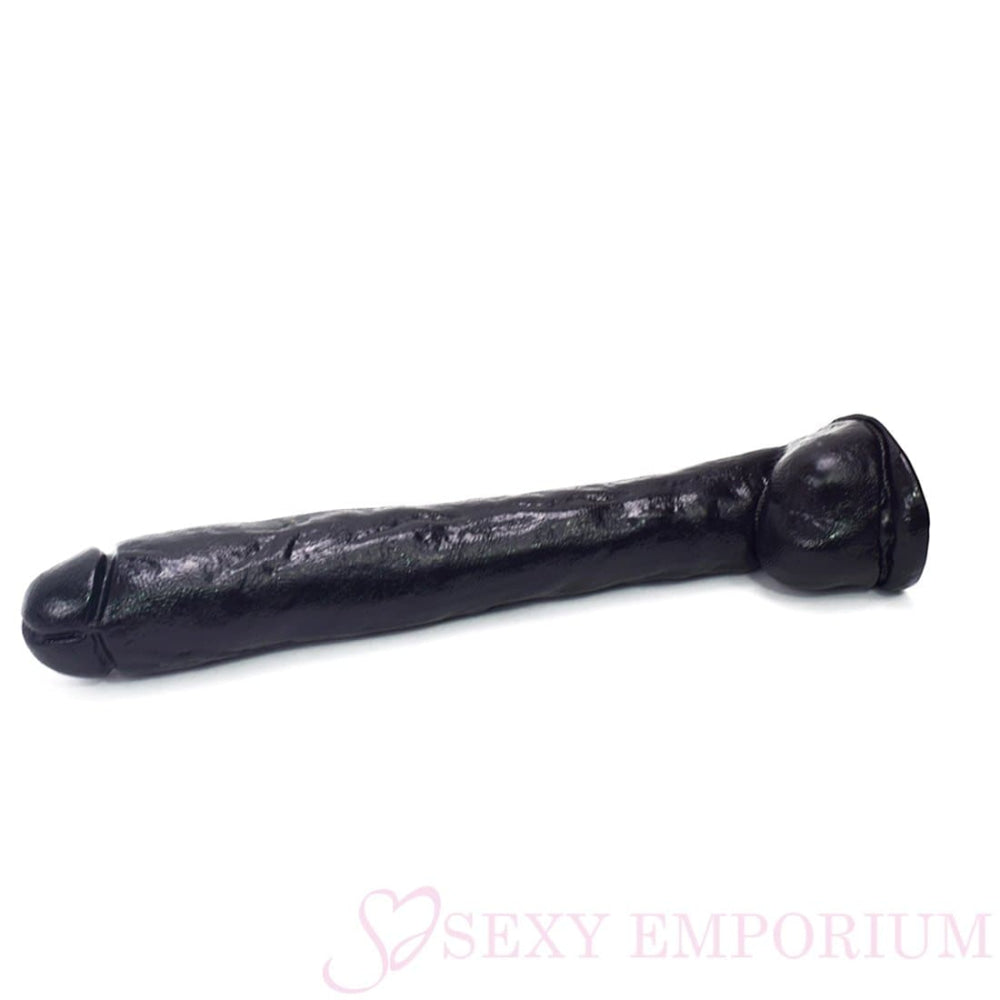 Huge 15 Inch Extra Thick Dildo Black - Sexy Emporium