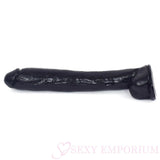 Huge 15 Inch Extra Thick Dildo Black