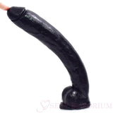 Huge 15 Inch Extra Thick Dildo Black - Save 15% - Fast Shipping - United Kingdom Stoke-on-trent