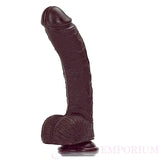 Hung 9.5 Inch Dildo Brown - Dildos - Save 15% - Fast Shipping - United Kingdom Stoke-on-trent